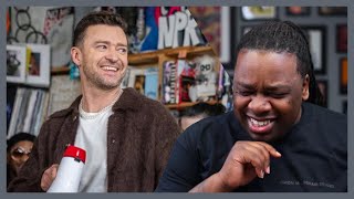 Voice Teacher Analyzes JUSTIN TIMBERLAKE  TINY DESK CONCERT [upl. by Ahsienar]