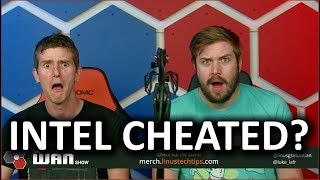 Did Intel CHEAT on Benchmarks  The WAN Show Oct 12 2018 [upl. by Sukramed237]