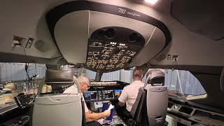 United Airlines Exclusive Boeing 7879 Cockpit Tour and FULL BRIEFING  UA2105 [upl. by Eerb943]