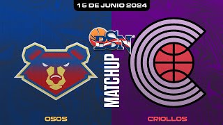 Osos de Manati vs Criollos de Caguas  BSN2024 [upl. by Magel]