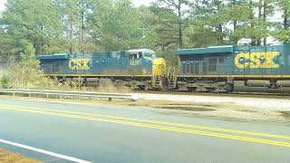 CSX M421 With 3440 Spirit Of Ravenna Leading Northbound through Collier Va [upl. by Lorita]