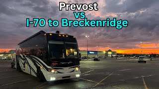 Prevost vs I70 to Breckenridge [upl. by Yecnay]