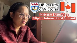 Midterm Exam Week Vlog  Filipino International Student in Canada [upl. by Gerhard]