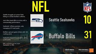 NFL Seattle Seahawks vs Buffalo Bills [upl. by Kamilah]