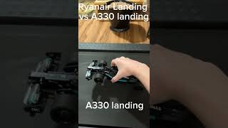 Ryanair landing versus A330 landing [upl. by Cody]