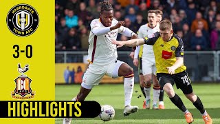 Harrogate Town 30 Bradford City Highlights [upl. by Bissell]