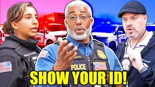 TRIGGERED COP DEMANDS ID GETS OWNED NEW JERSEY INSANITY [upl. by Ardnasella]