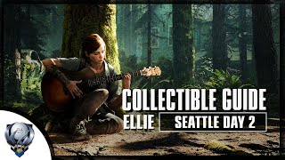 The Last of Us 2  All Collectibles in Seattle Day 2 Ellie Artifacts Cards Safes Journals [upl. by Anailuy]