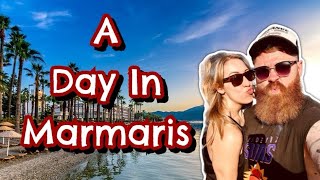 A Day In Marmaris  Grand Bazaar And Seafront [upl. by Alansen173]