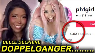 Belle Delphine Lookalike quotwhos is shequot  Belle Delphine Doppelganger dailywoodstv [upl. by Bonucci649]