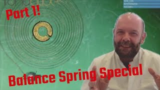 How to repair a Balancespring  hairspring Part 1of3 [upl. by Aehsila]