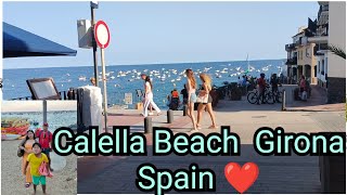 GANITO KAGANDA ANG BEACH SA CALELLA GIRONA COSTA BRAVA  Family Jun and Jing [upl. by Nie409]