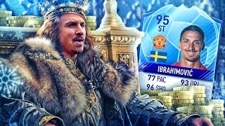 THE KING SIF 95 RATED IBRA THE BEST ZLATAN IBRAHIMOVIC CARD IN FIFA FIFA 17 ULTIMATE TEAM [upl. by Leunammi]