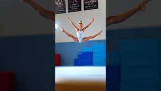 Gymnast Paisley was a blast to work with paisleygymnast gymnastics slowmotion [upl. by Ayrotal459]