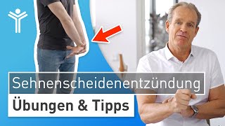 Sehnenscheidenentzündung selbst behandeln  Top Tipps amp effektive Übungen [upl. by Seabury38]