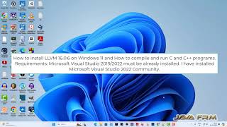 How to install Clang LLVM 1606 Official Release and how to compile and run CC on Windows 11 [upl. by Melvina409]