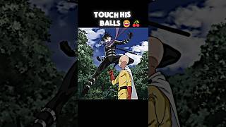 Saitama Mistakely Touch sound sonic balls 😆🍒 anime animeedit saitama onepunchman animeedits [upl. by Othella800]