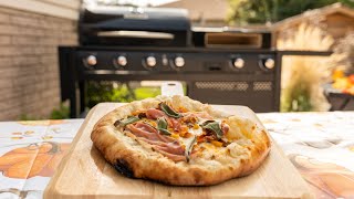 BakerStone  PumpkinSpiced Pizza with Alfredo Sauce Roasted Squash Sage amp Prosciutto [upl. by Portia]