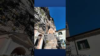 Santuario Madonna della Corona spiazzi italy travel holiday [upl. by Nnael]