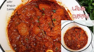 Jinsi ya kupika mchuzi wa nyama wa kukaanga  Lamb curry [upl. by Ardnaskela151]