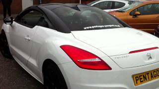 PEUGEOT RCZ 20 HDI GT 2DR COUPE OPAL WHITE [upl. by Aivata796]