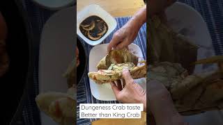 Steamed Dungeness Crab  Dungeness Crab Tastes Better than King Crab  shorts [upl. by Jakie]