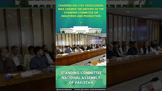 Chairpeson Syed Hafeezuddin MNA Chaired the meeting of the SC on Industries and Production [upl. by Peih]