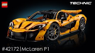 LEGO Technic  McLaren P1 42172 [upl. by Tenom801]