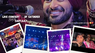 SATINDAR SARTAAJ THE LEGEND ❤️ BEST SINGER SHOW IN GURGAON satindersartaaj live show song vlog [upl. by Josey16]