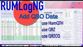 RUMLogNG Add QSO Data  WSJTX [upl. by Melc511]