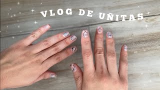 Mini Vlog de uñitas hechas por mi bff ♥ [upl. by Yeldah984]