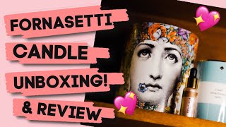 Fornasetti Candle Unboxing  Ways To Use Your Old Candle Pots  discount code [upl. by Nilson396]