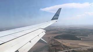 KLM B7378k2 PHBCB  landing at Catania Fontanarossa Sicily  rwy 08 [upl. by Aekan831]