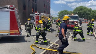 ⁴ᴷ PHILADELPHIA FIRE ACADEMY FAMILY DAY  LIVE BURN FOR CLASS 200 🔥🔥🔥🔥 [upl. by Nive]