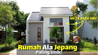 Desain Rumah Ala Jepang Dari Luar 1 Lantai Ternyata Dalemnya 2 Lantai Summarecon Emerald Karawang [upl. by Redd976]