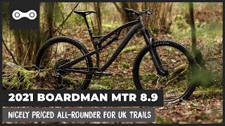 First Look 2021 Boardman MTR 89  A nicely priced allrounder for UK trails [upl. by Shuler]