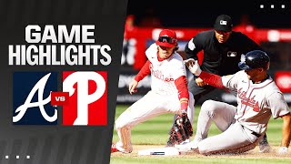 Braves vs Phillies Game Highlights 32924  MLB Highlights [upl. by Ykroc]