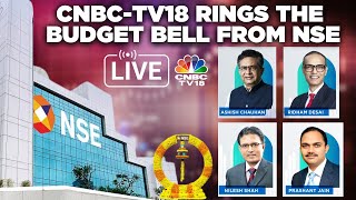 Union Budget 2024 LIVE  CNBCTV18 Rings NSE Bell On Budget  CNBC TV18 Your Budget Headquarters [upl. by Maryann]