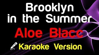 🎤 Aloe Blacc  Brooklyn in the Summer Karaoke [upl. by Fiora316]