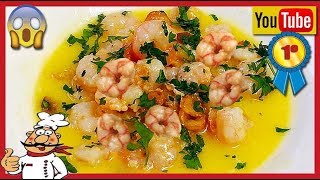 GAMBAS AL AJILLO 🦐🦐 RECETA FACIL 💥 CON TRUCO [upl. by Napier]