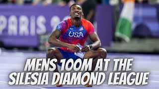 Mens 100M At The Silesia Diamond League Meeting 2024 [upl. by Enaira]