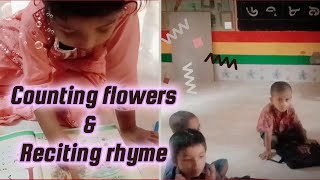 প্রাকপ্রাথমিক শ্রেণী  Reciting rhyme amp counting  Learn with Ayesha Siddiqua [upl. by Eustatius]