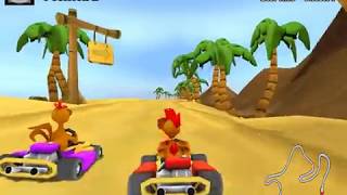 Crazy Chicken Kart 2  50cc Championship 1 [upl. by Herates218]