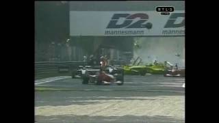 F1 Crashes Dutch commentary Olav Mol [upl. by Junette]