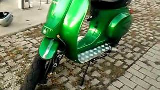 vespa 130 polini freni a disco e marmitta simonini racing [upl. by Constance]