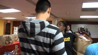 Jeremy Lin Helps During Thanksgiving [upl. by Tennaj]