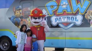 Paw Patrol Tour  Meeting Marshall amp Little Charmers  Sept262015 [upl. by Eldwin]