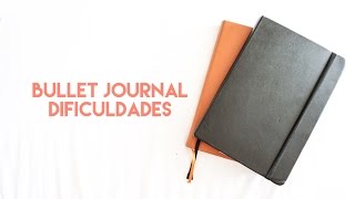 BULLET JOURNAL  Dificuldades e Desafios [upl. by Atinyl714]