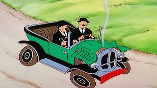 The Adventures of Tintin cartoon clip Car Goes Boom [upl. by Rubina499]