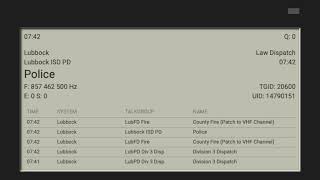 LIVE Lubbock Scanner [upl. by Sheeran]